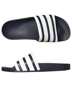 Adilette Slip On Adiblue White