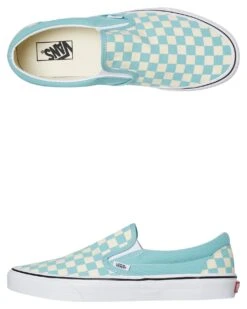 Womens Classic Slip On Shoe Aqua Haze