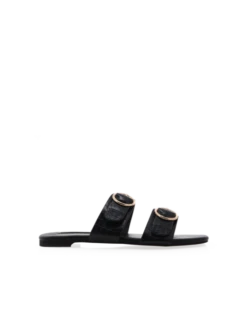 Alaia - Black Croc By Billini Shoes