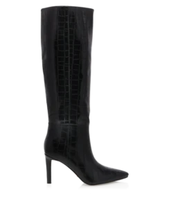 Bourbon - Black Croc By Billini Shoes