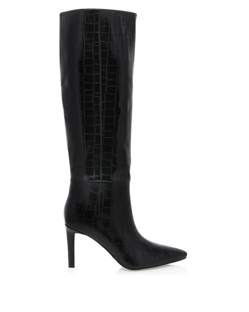 Bourbon - Black Croc By Billini Shoes 3 Bourbon - Black Croc By Billini Shoes