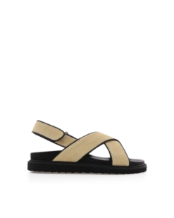 Zamba - Cream Raffia By Billini Shoes