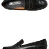 Womens Lloyd Loafer Black Croc -Vionic AU Shop black croc womens footwear sol sana flats ss192w418bkcc 1