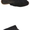 Womens Luella Slide Black Leather -Vionic AU Shop black leather womens footwear urge flats urg17171blk 1