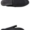 Womens Steet Woven Slipper Black Leather Woven 2 Womens Steet Woven Slipper Black Leather Woven -Vionic AU Shop black leather woven womens footwear james smith flats 8056091blk 1