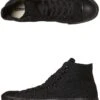 Womens Chuck Taylor All Star Hi Top Shoe Black Monochrome -Vionic AU Shop black monochrome womens footwear converse sneakers ss13310blkmow 1