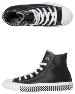 Womens All Star Mission Hi Shoe Black White