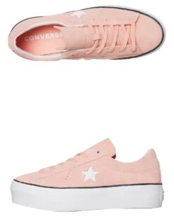 Womens One Star Platform Ox Shoe Bleached Coral