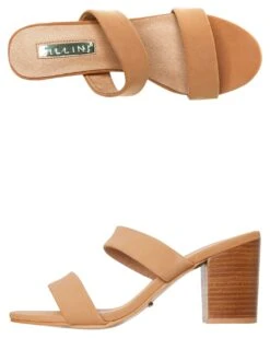 Womens Cabo Heel Camel Nubuck
