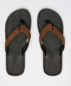 Rippler Dlx Thongs In "Brown" By Kustom