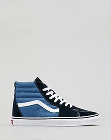 Sk8-hi Hi-Top Shoes In "Navy" By Vans