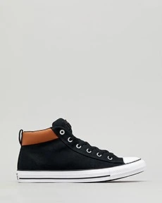 Chuck Taylor Mid Shoes In "Black/Warm Tan/White" By Converse 3 Chuck Taylor Mid Shoes In "Black/Warm Tan/White" By Converse