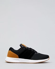 Rebound Shoes In "Black/White/Tan" By Lucid