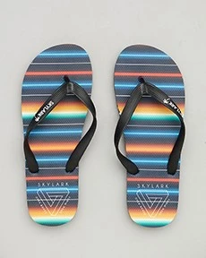 Siesta Thongs In "Black/Multi" By Skylark