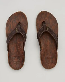 J-Bay III Thongs In "Dark Brown/Dark Brown" By Reef