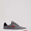 Plaza TC Shoes In "Grey/Grey/Red" By Dc Shoes Australia Pty Ltd