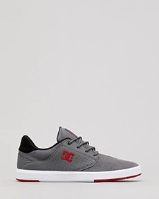 Plaza TC Shoes In "Grey/Grey/Red" By Dc Shoes Australia Pty Ltd