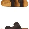 Santos Mens Leather Sandal Chocolate -Vionic AU Shop chocolate mens footwear swell slides 100010choc 1