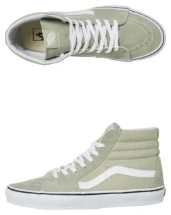 Womens Sk8 Hi Shoe Desert Sage White
