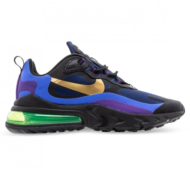 AIR MAX 270 REACT Black University Gold Deep Royal Blue 3 AIR MAX 270 REACT Black University Gold Deep Royal Blue