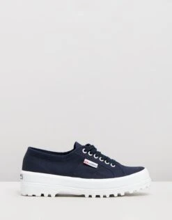 2555 Cotu - Women's Navy & White By Superga