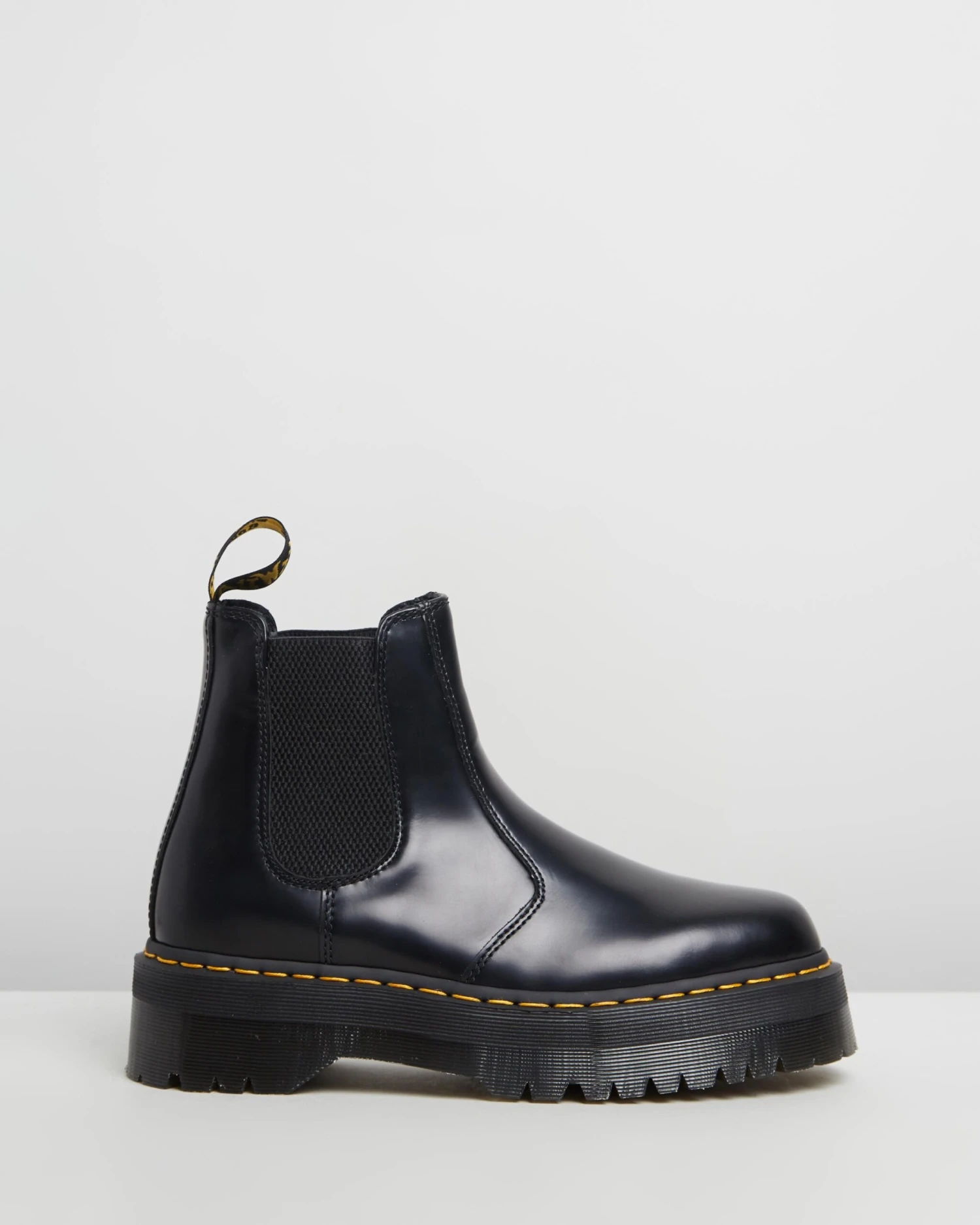 Dr. Martens 2976 Quad Platform Boots - Unisex Black Polished Smooth By Dr Martens 3 Dr. Martens 2976 Quad Platform Boots - Unisex Black Polished Smooth By Dr Martens