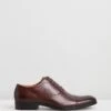 Accolade Oxford Performance Shoes Brown By Jeff Banks