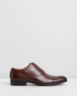 Accolade Oxford Performance Shoes Brown By Jeff Banks
