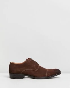 Accolade Oxford Performance Shoes Brown Suede By Jeff Banks
