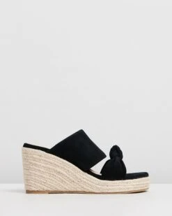 Adele Black Suede By Nude