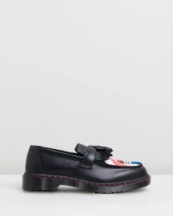 Dr. Martens Adrian WHO Tassel Loafers - Unisex Black By Dr Martens