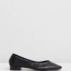 Adrianna Flats Black Smooth By Spurr 1 Adrianna Flats Black Smooth By Spurr -Vionic AU Shop ic adrianna flats 860839