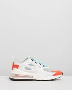 Air Max 270 React - Women's Light Beige, Chalk & Platinum Tint By Nike