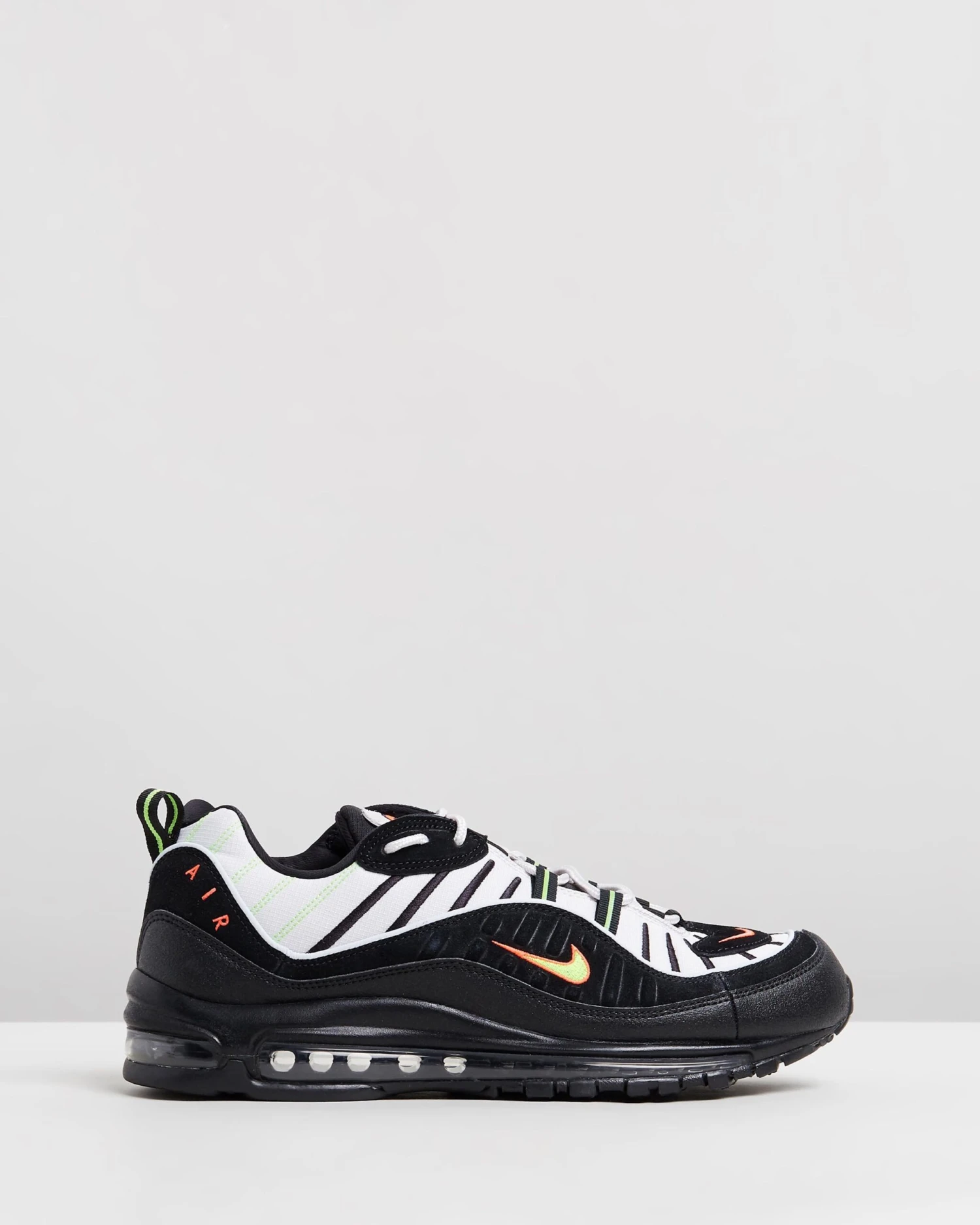 Air Max 98 - Men's Platinum Tint, Black & Electric Green By Nike 3 Air Max 98 - Men's Platinum Tint, Black & Electric Green By Nike