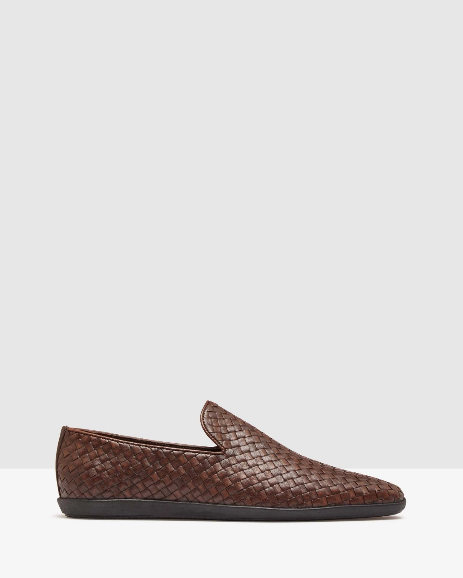 Alfonce Woven Loafer Shoes Dark Brown By Oxford 3 Alfonce Woven Loafer Shoes Dark Brown By Oxford