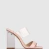 Ali Perspex Heel Mules Blush Clear By Betts 2 Ali Perspex Heel Mules Blush Clear By Betts -Vionic AU Shop ic ali perspex heel mules 1015032