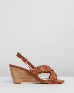 Alice Wedges Tan By Walnut Melbourne