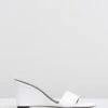 Alix Leather Wedges White Leather By Atmos&Here