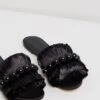 Annika Raffia Slides Black By Mara & Mine -Vionic AU Shop ic annika raffia slides 817992