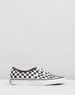 Authentic - Unisex Primary Check Black & White By Vans