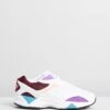 Aztrek 96 Reinvented White, Porcelain & Lux Maroon By Reebok -Vionic AU Shop ic aztrek 96 reinvented 903855