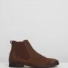 Boardman Leather Chelsea Boots Chocolate By Double Oak Mills