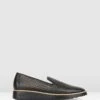 Bonsai Perforate Loafers Black By Airflex