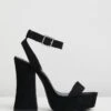 Bryson Heels Black Microsuede By Dazie -Vionic AU Shop ic bryson heels 833241