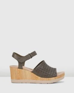 Cammy Glory Olive Leather By Clarks