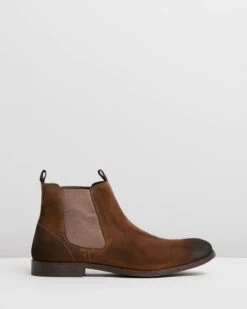 Canyon Suede Gusset Boots Brown By Staple Superior