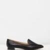 Casey Leather Flats Black Leather By Atmos&Here -Vionic AU Shop ic casey leather flats 585676