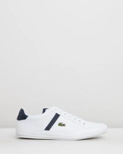 Chaymon - Men's White & Navy By Lacoste