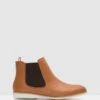 Chelsea Boots Cognac Burnish By Rollie -Vionic AU Shop ic chelsea boots 813716