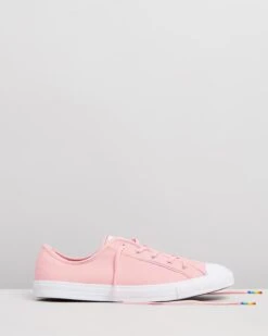 Chuck Taylor All Star Dainty Rainbow - Women's Coastal Pink, Yellow & White By Converse
